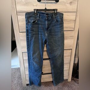 Hollister Men's Dark Blue Straight Jeans